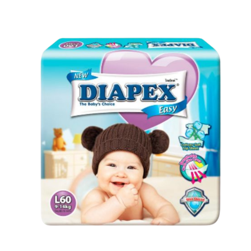 Diapex Diapex Easy Mega Pack L 60 Pieces — HarimauFresh - Online Groceries ...