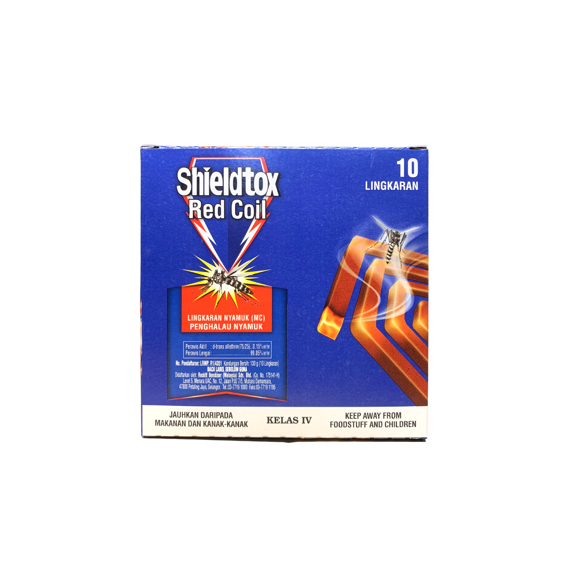 Shieldtox Mosquito Coils Hexa Red 10 Pieces