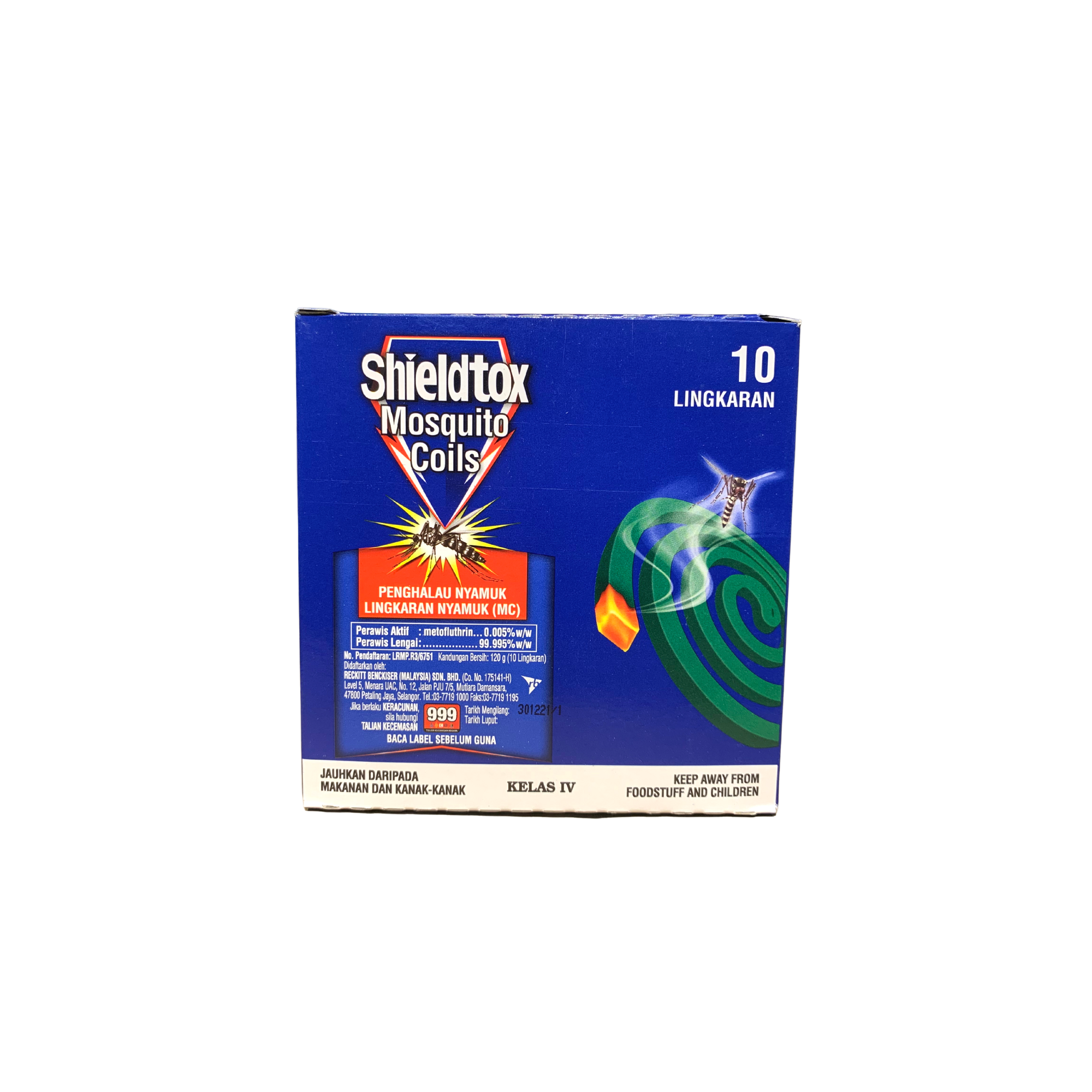 Shieldtox Mosquito Coils 10 Pieces