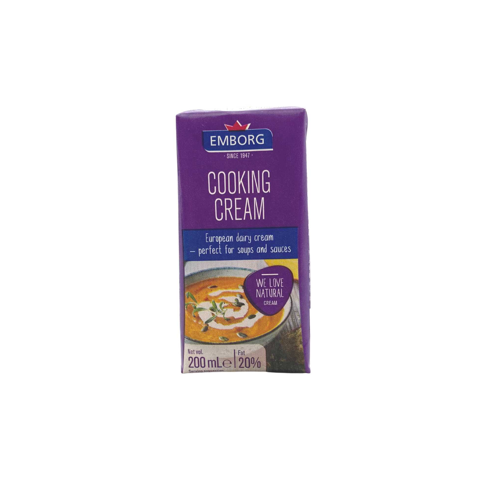 Emborg UHT Cooking Cream 200ml