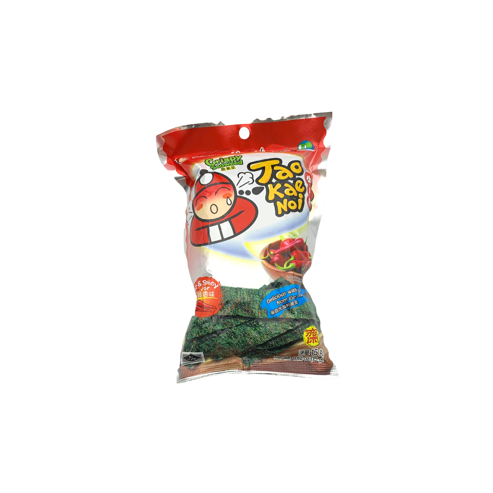 Tao Kae Noi Crispy Seaweed Hot And Spicy 12g