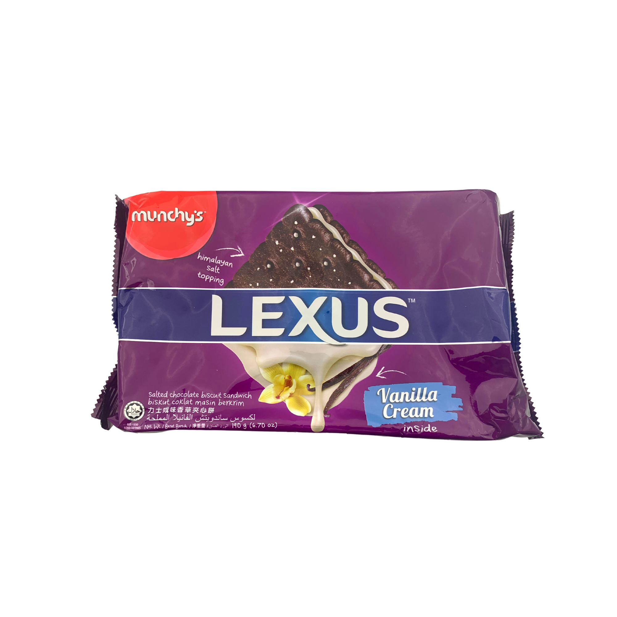 Munchys Lexus Biscuits Vanila Salt 190g