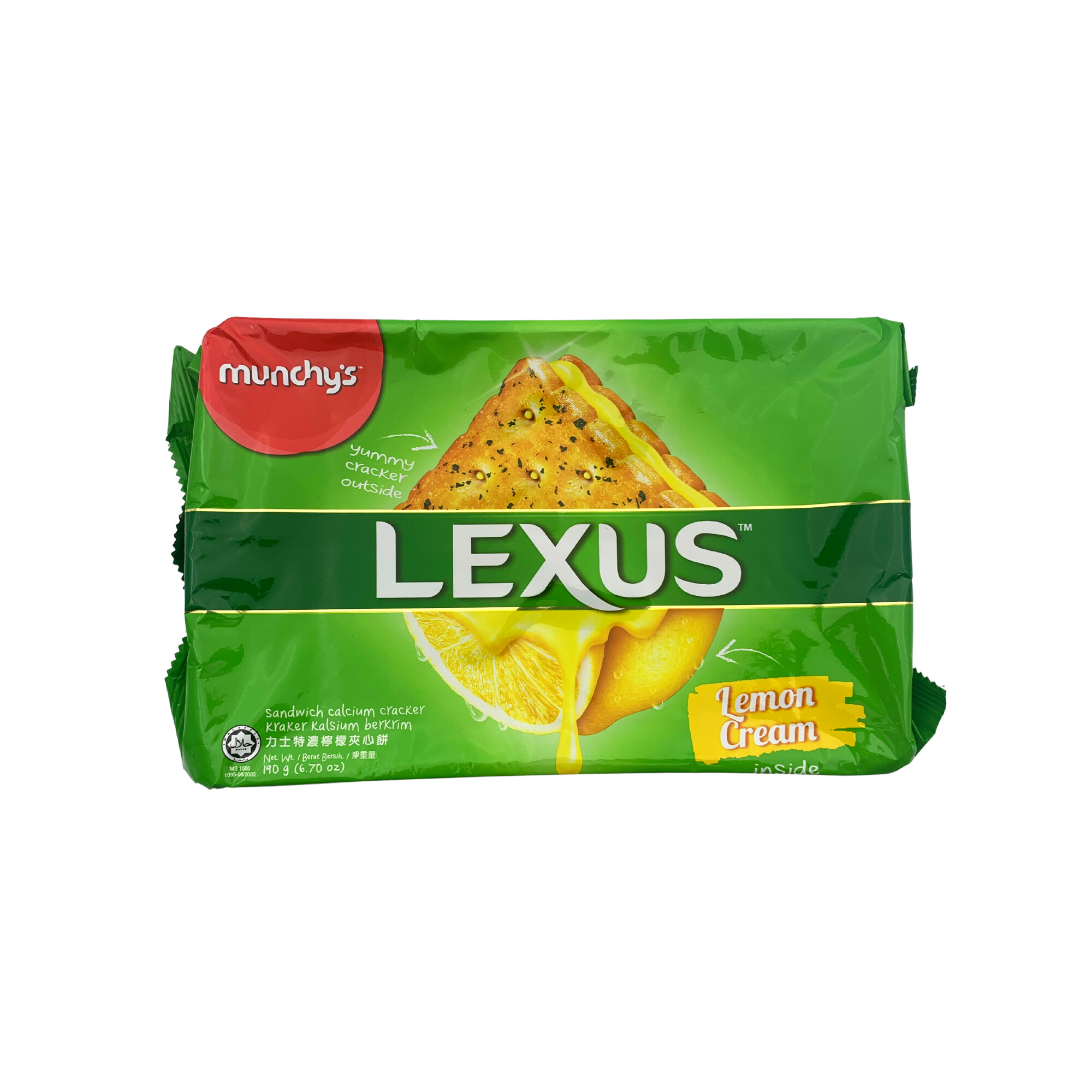 Munchys Lexus Biscuits Lemon 190g — HarimauFresh - Online