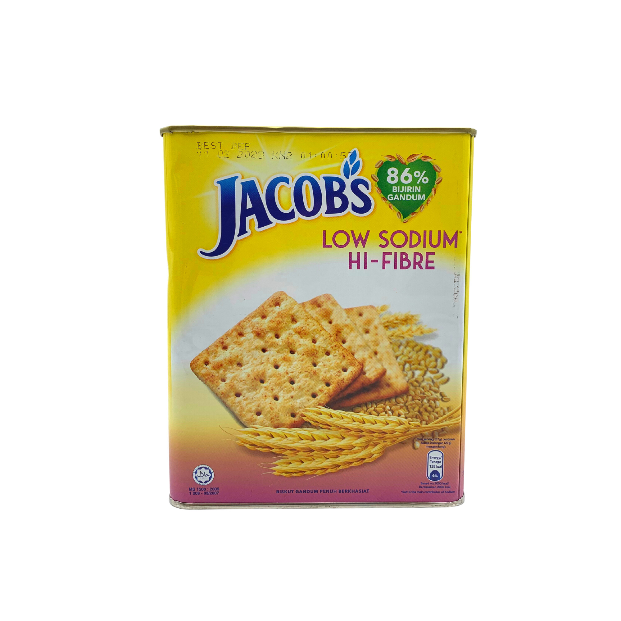 Jacobs Low Sodium HighFibre Wheat Cracker 700g — HarimauFresh Online
