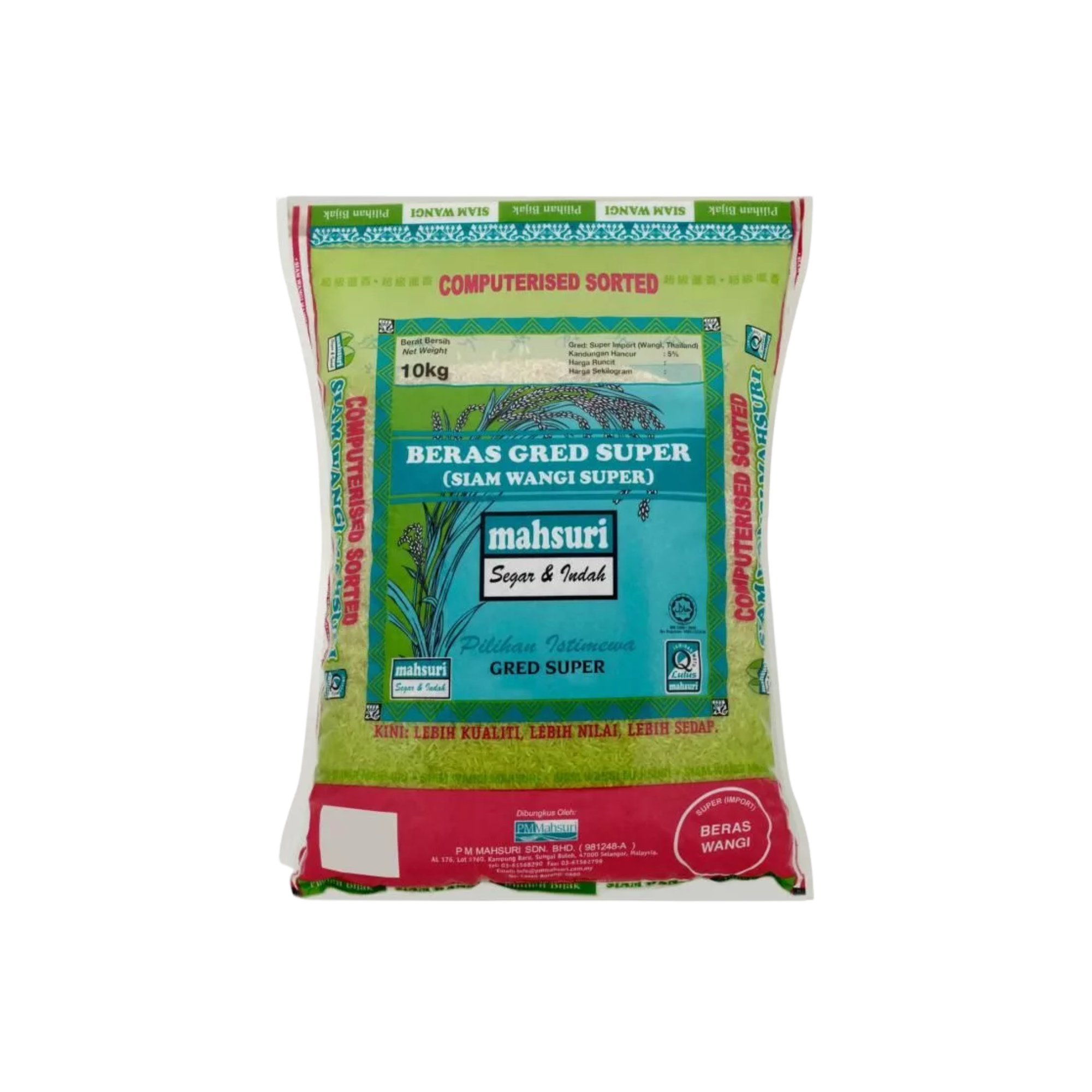 Mahsuri Beras Siam Super 10kg