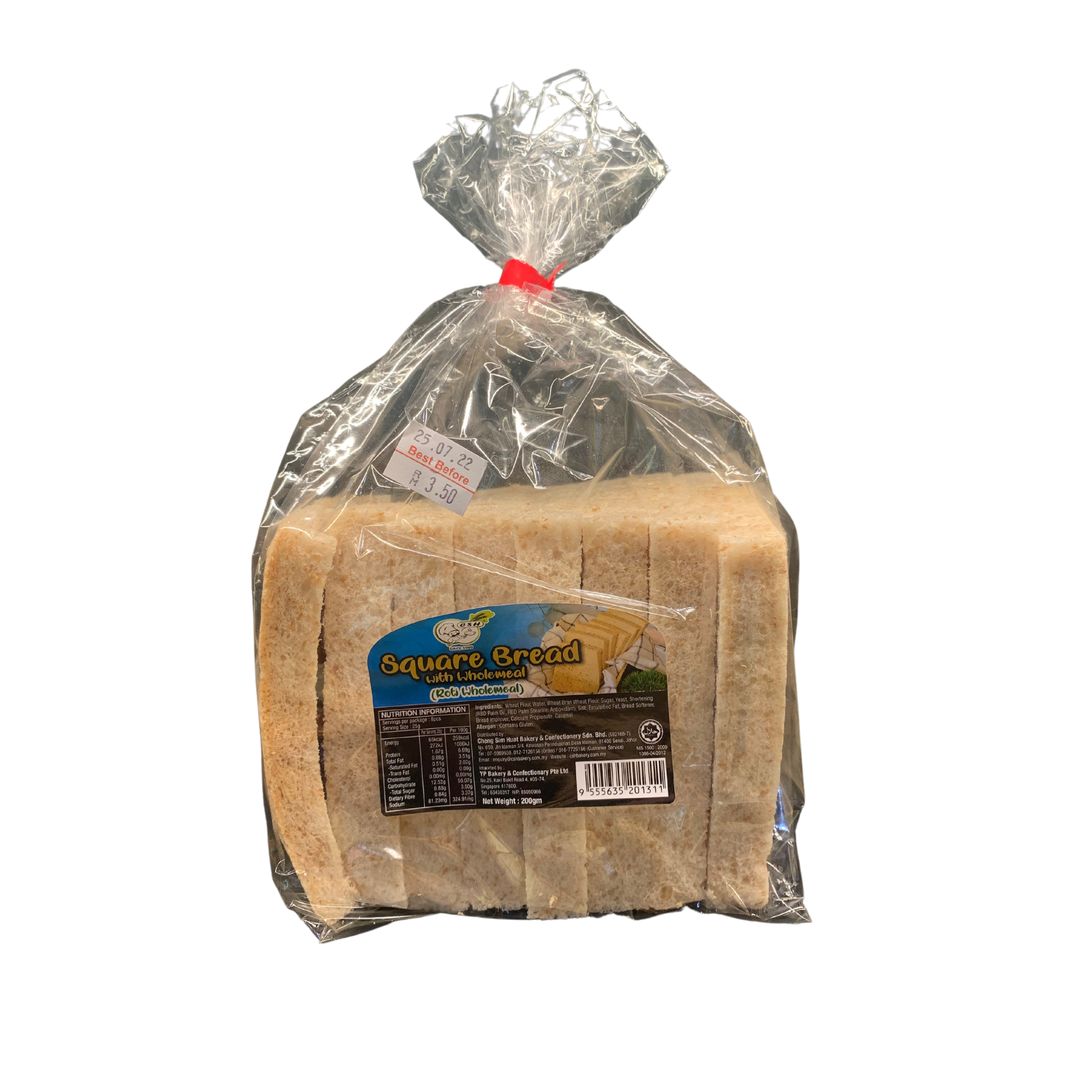 Csh Bread Wholemeal 200g