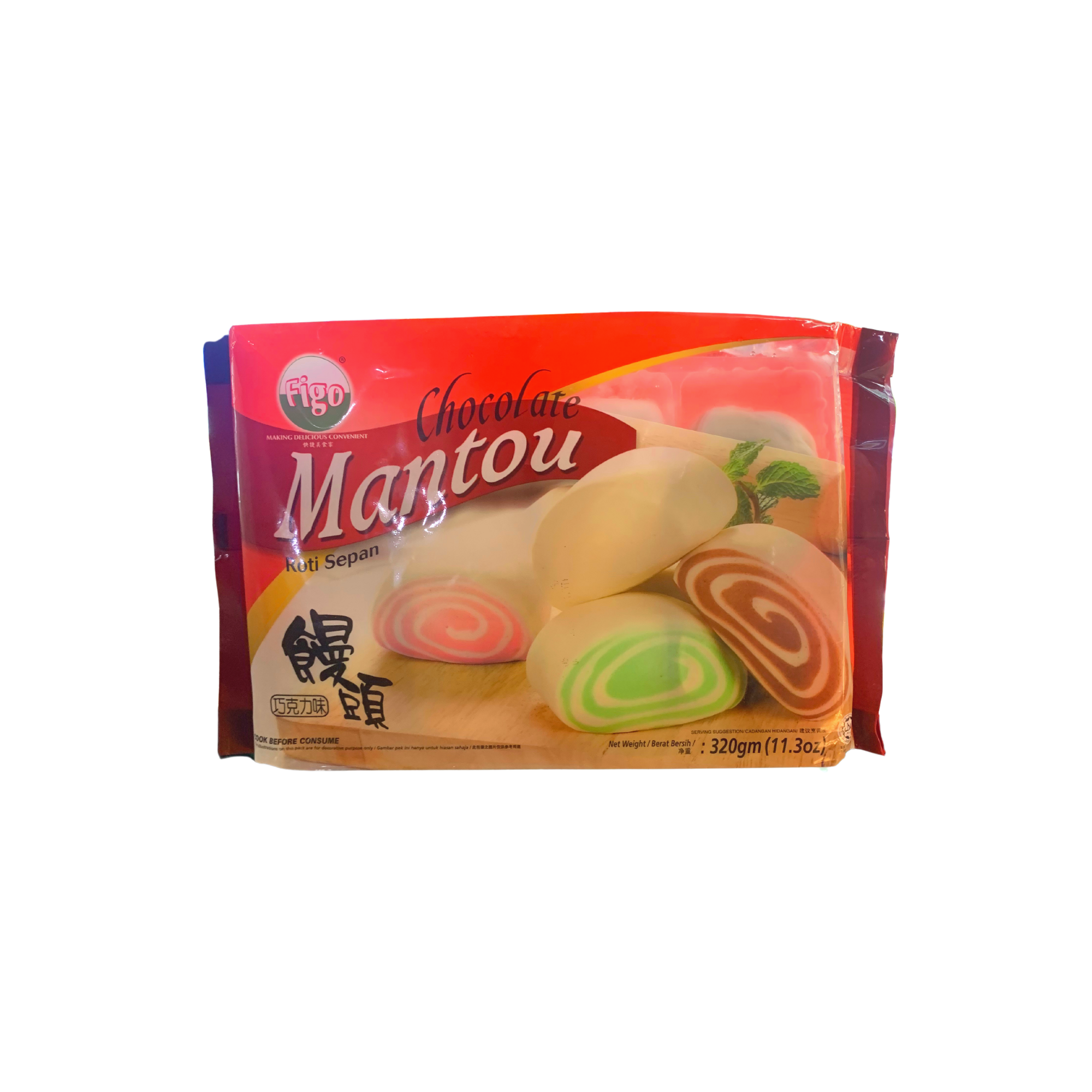 Figo Chocolate Mantou 320g