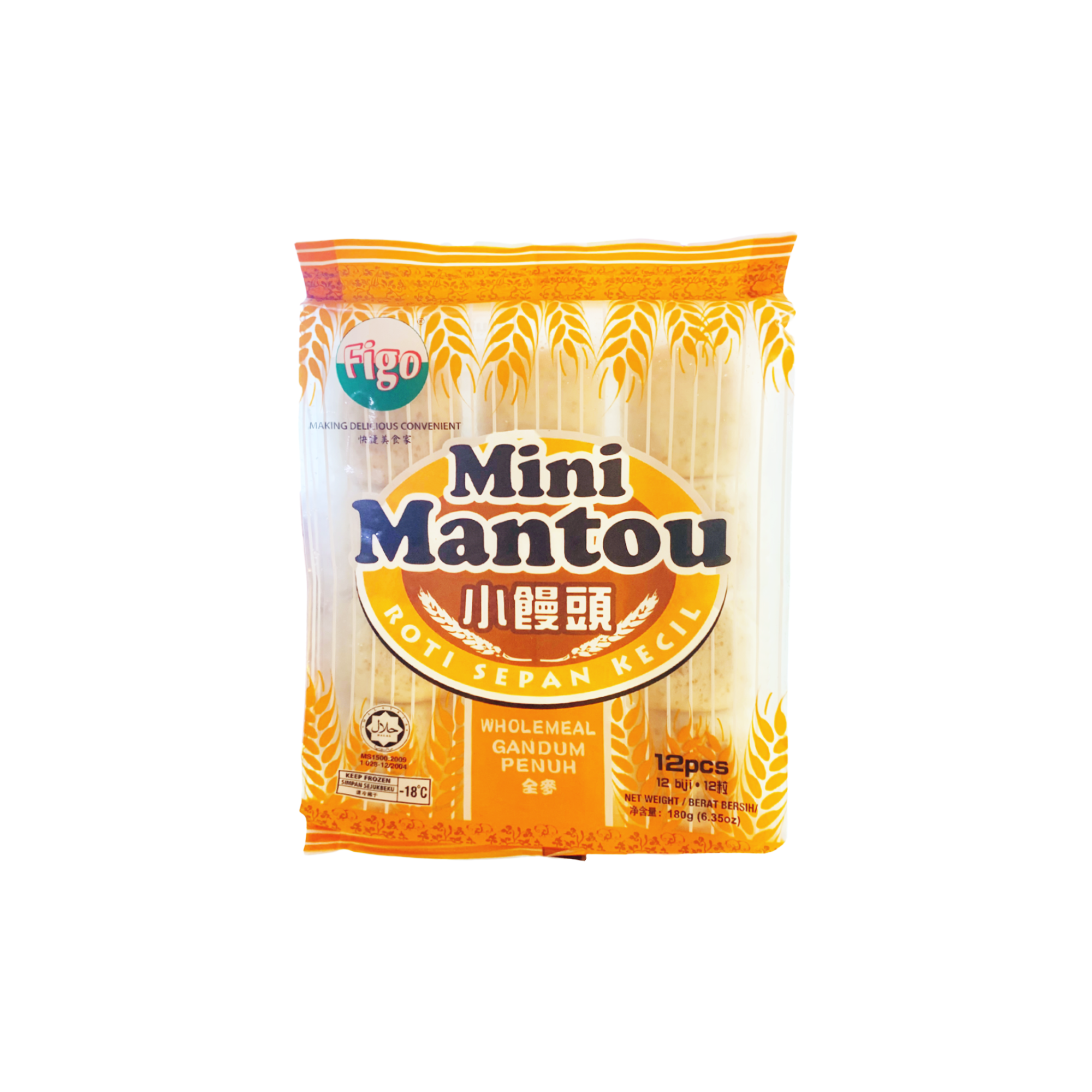 Figo Wholemeal Mini Mantou 180g