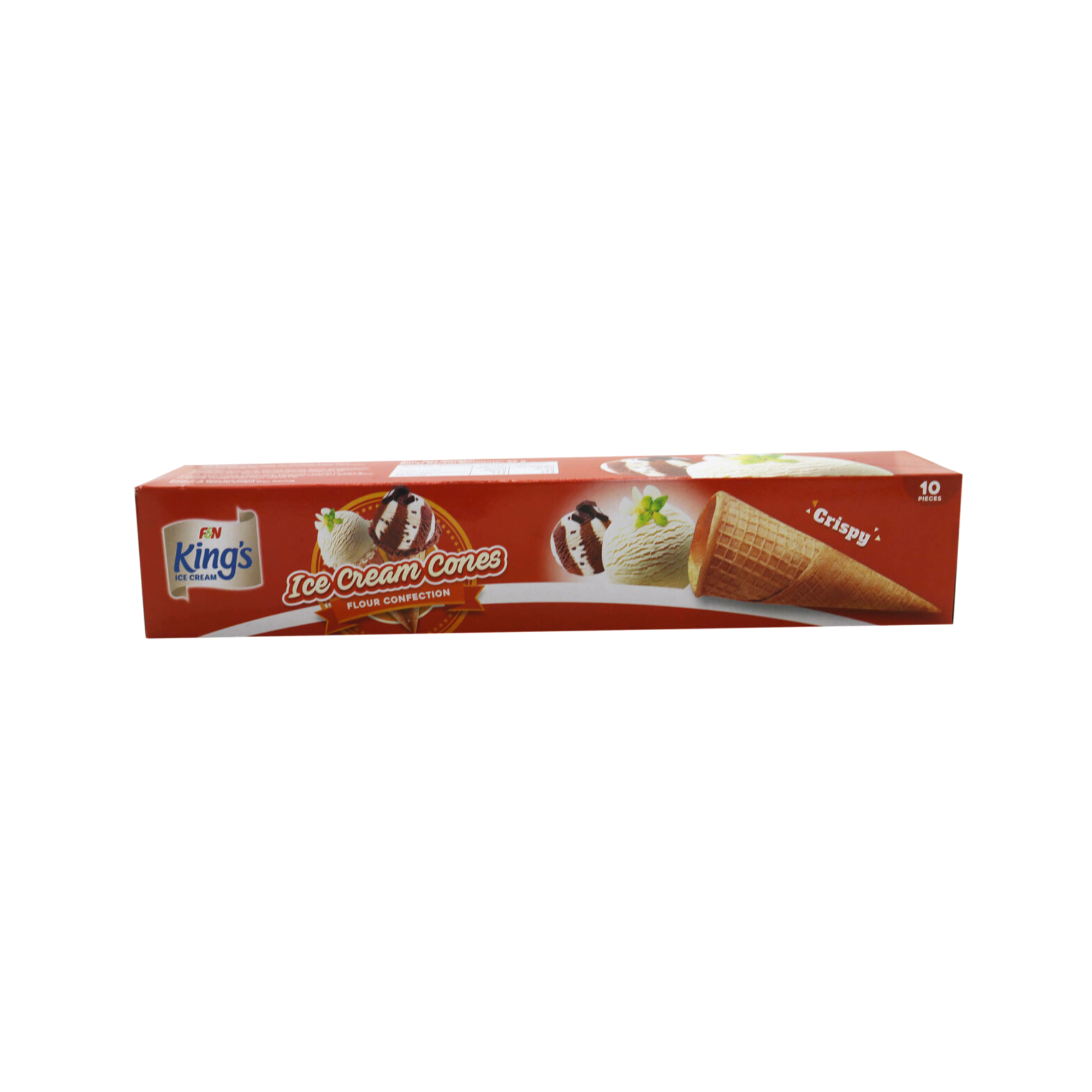 Kings Ice Cream Cone 90g x 10 Pieces