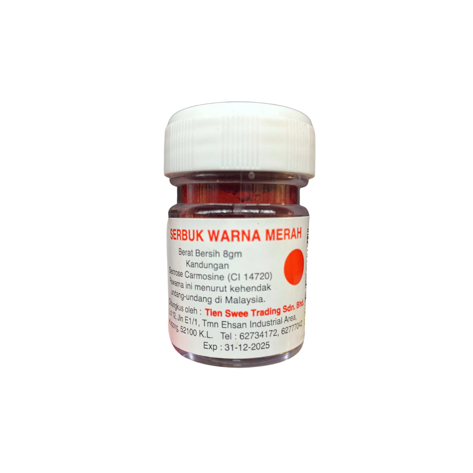 Tien Swee Serbuk Pewarna Merah 8g