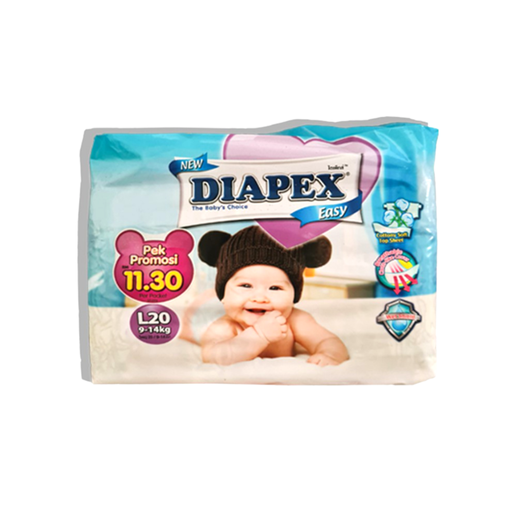 Diapex Easy Baby Diapers L 18pcs