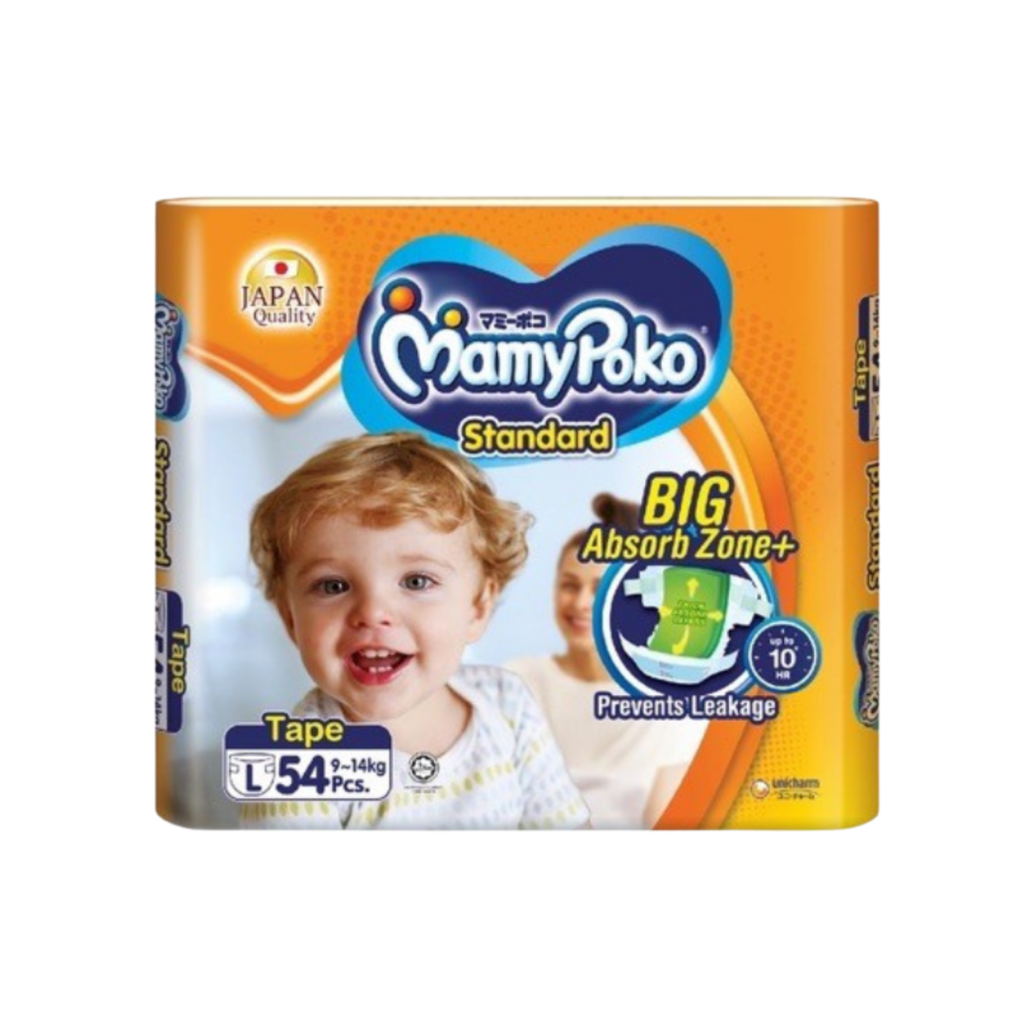 MamyPoko Standard Tape Super Jumbo L 54 Pieces
