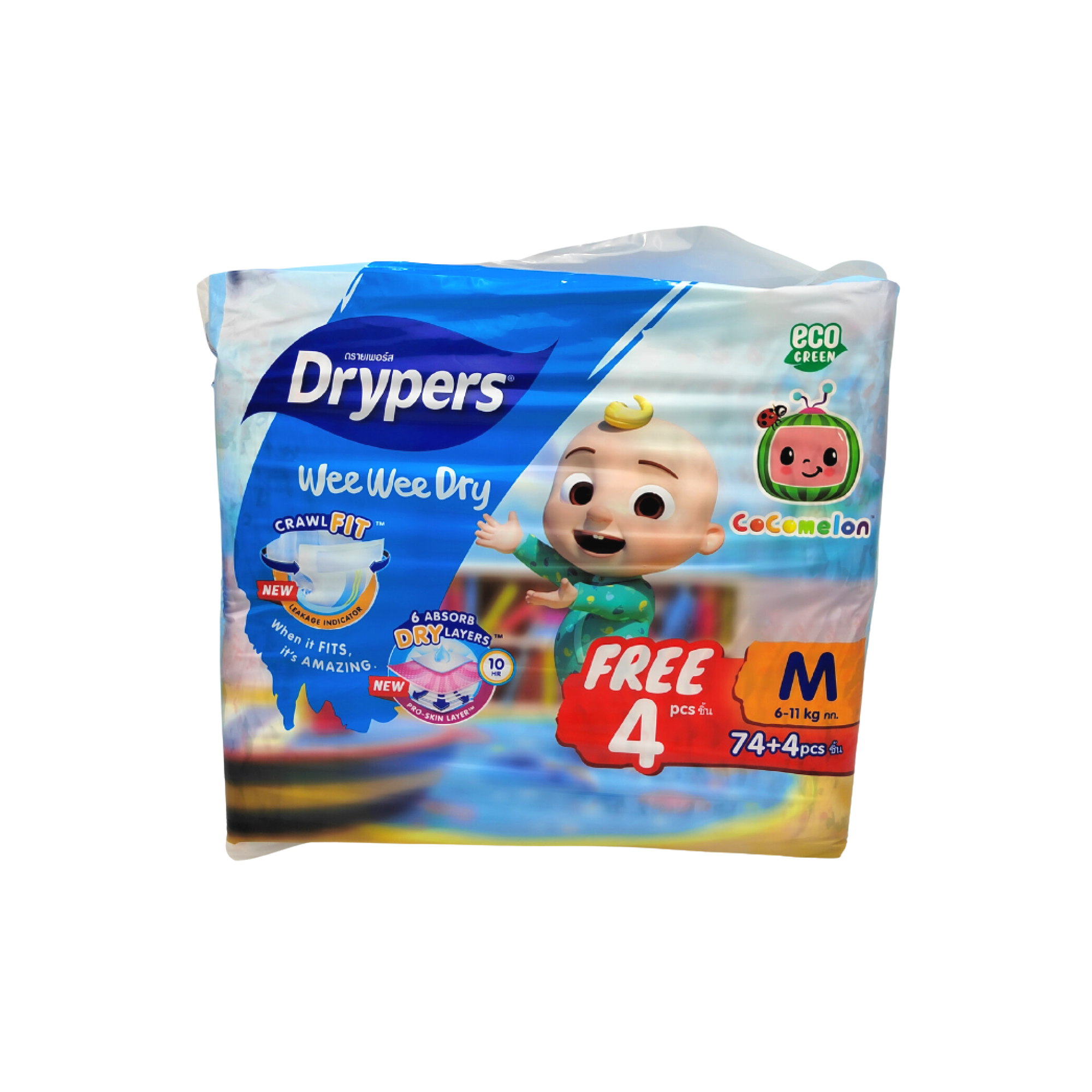 Drypers Wee Wee Dry Mega Pack M 60pcs