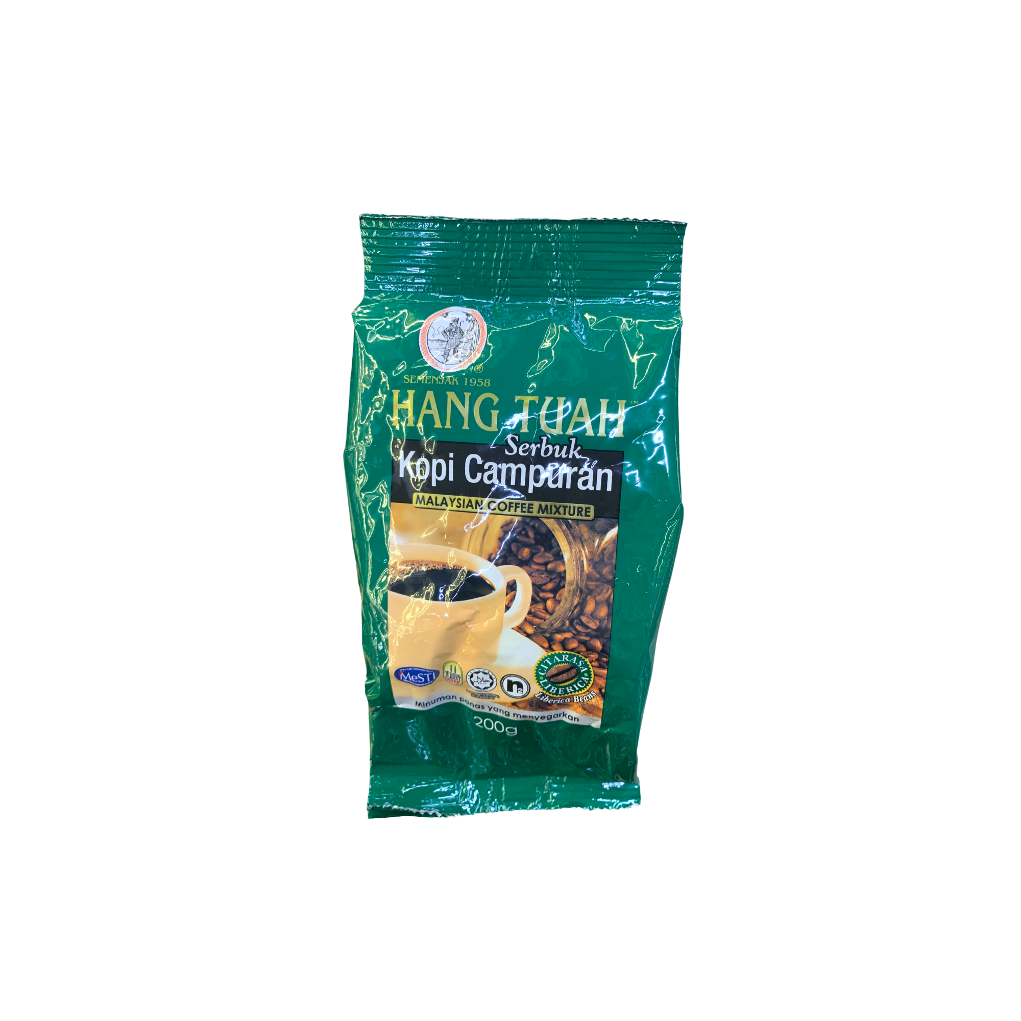 Hang Tuah Serbuk Kopi Campuran Hijau 200g
