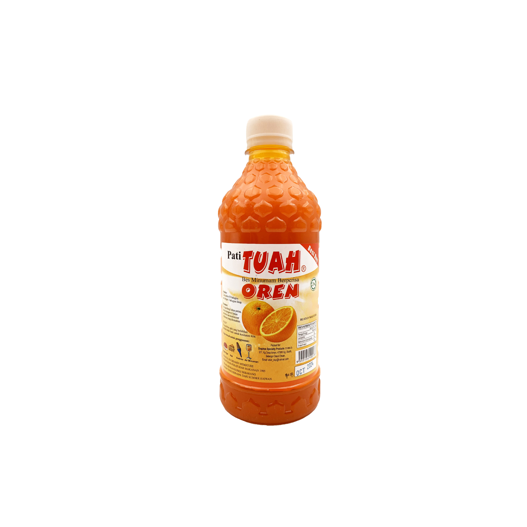 Tuah Bes Berperisa Oren 480ml