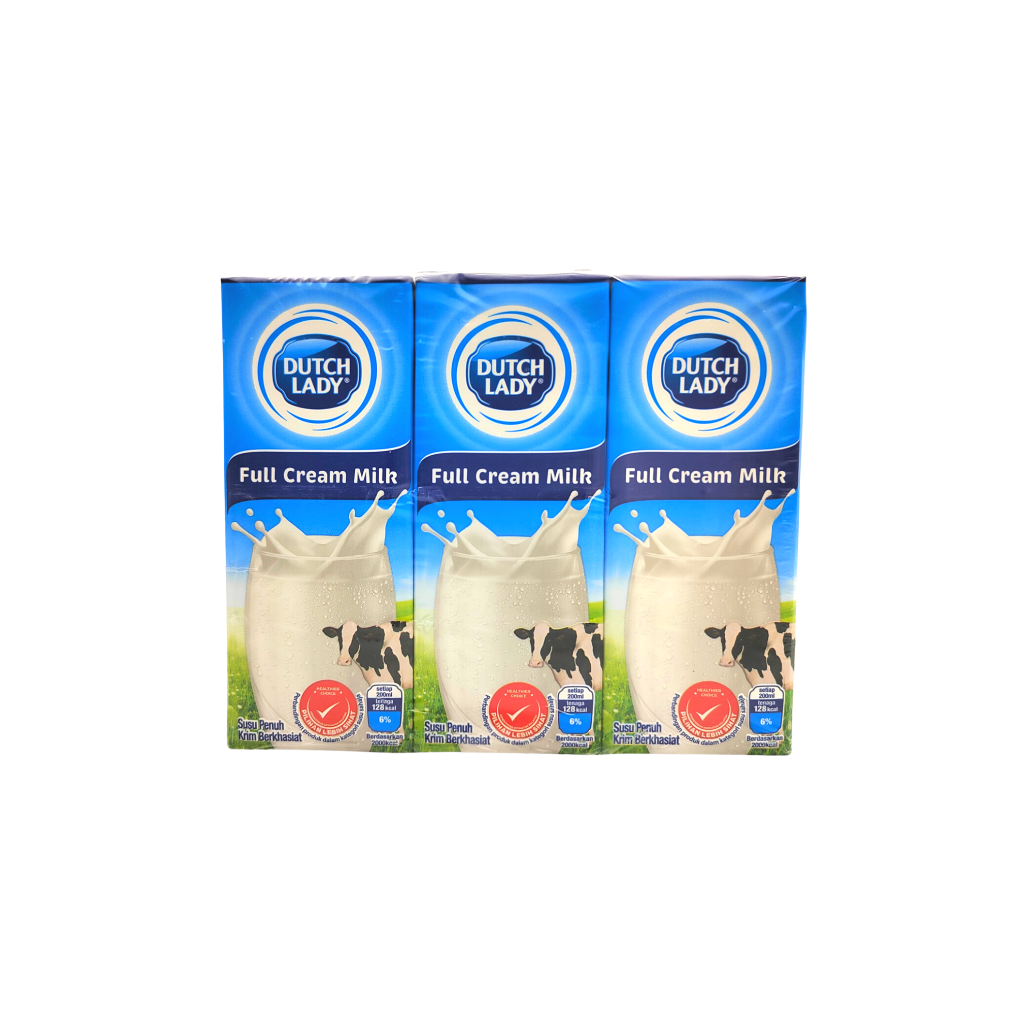 Dutch Lady Full Cream Milk 200ml x 6 Unit