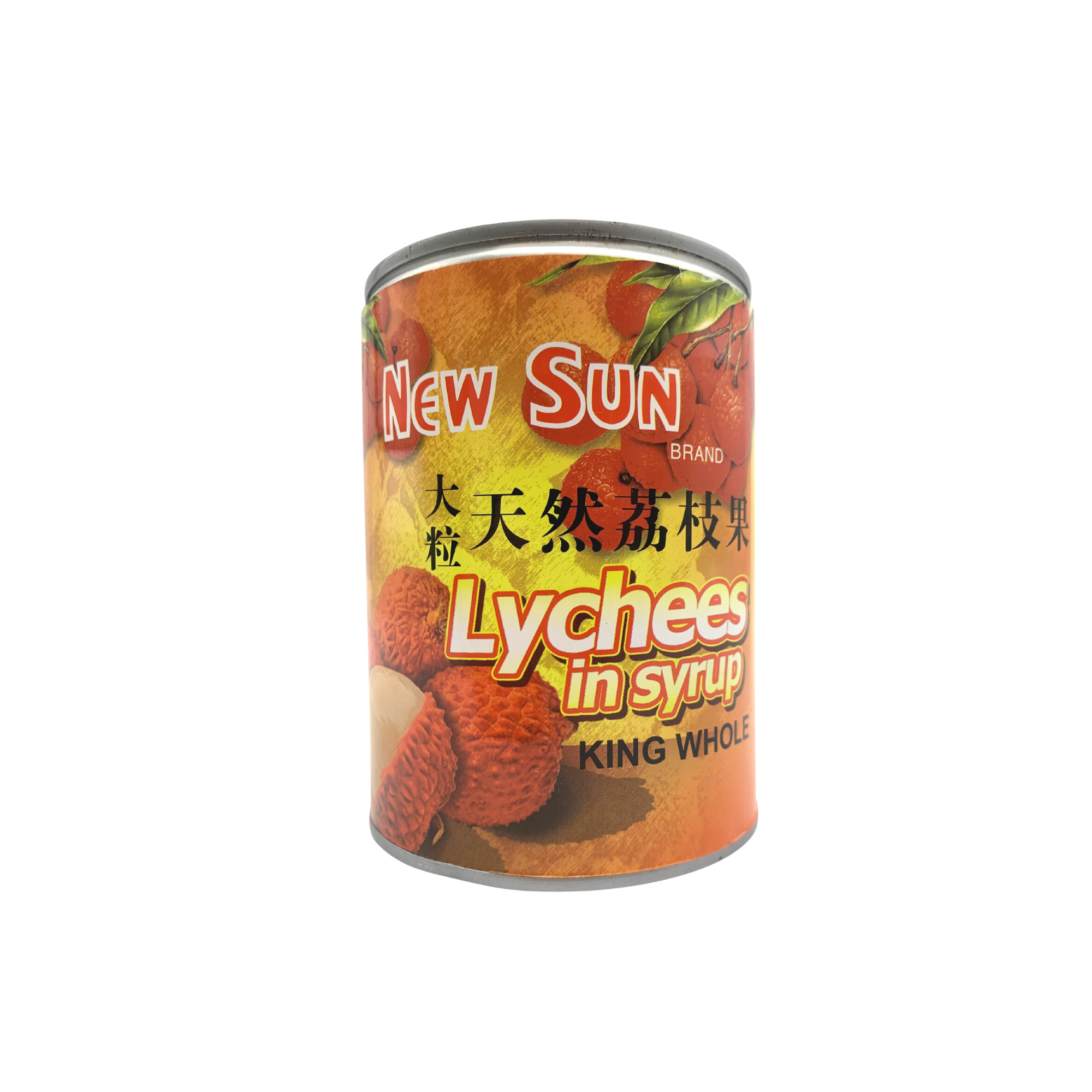 New Sun King Whole Lychee In Syrup 567g