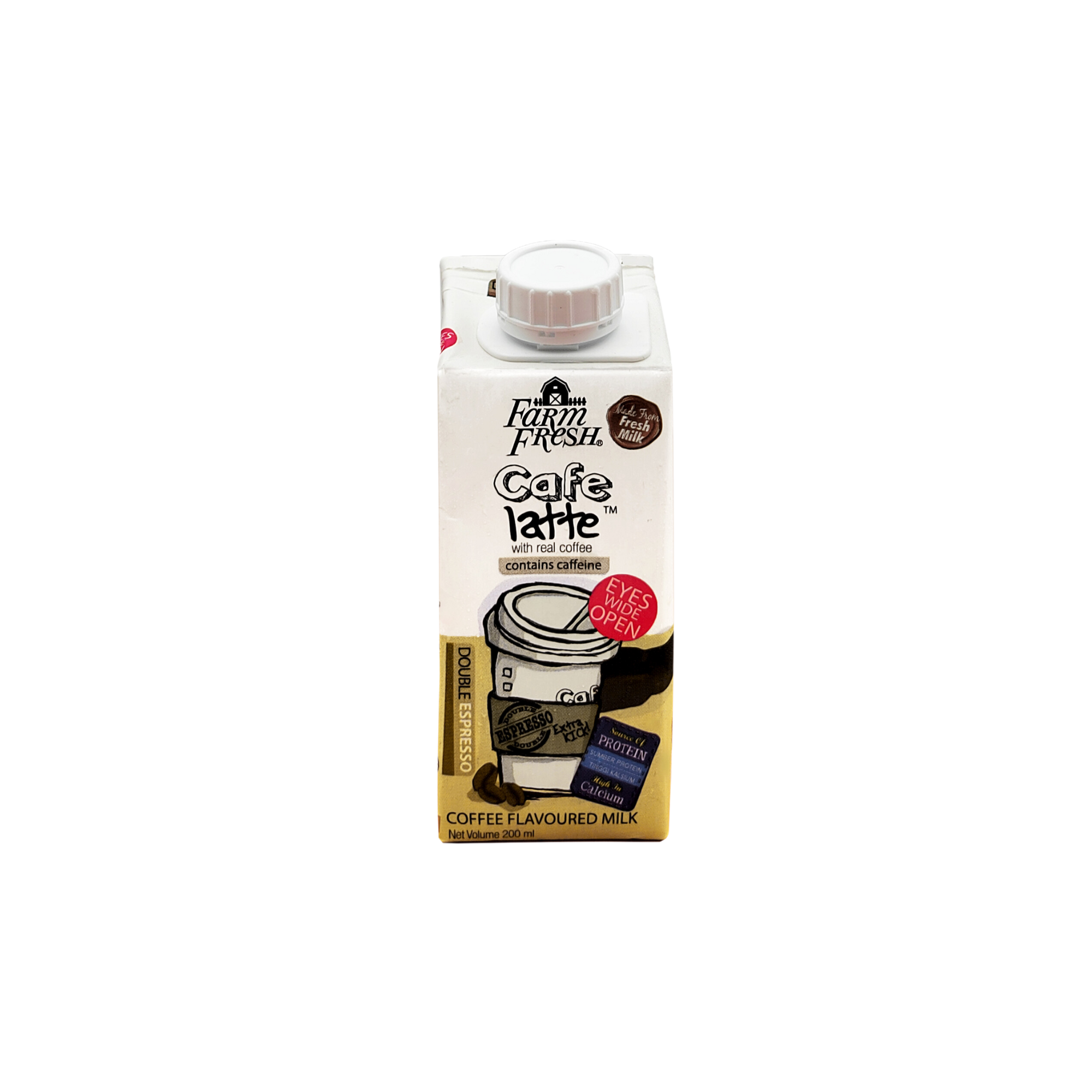 Farm Fresh UHT Cafe Latte Milk 200ml