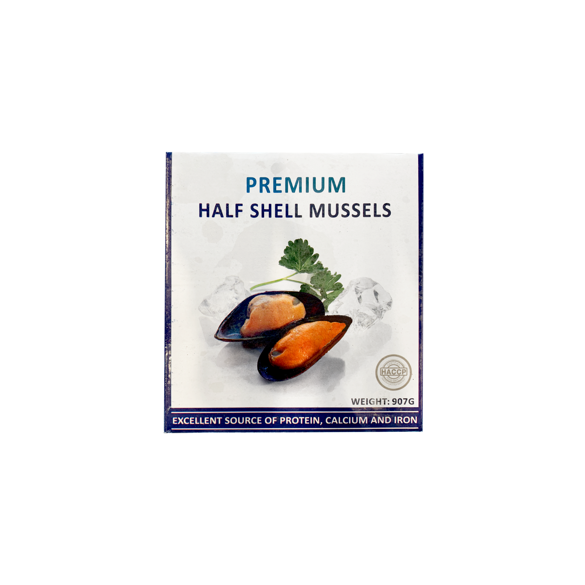 Frozen Half Shell Blue Mussels