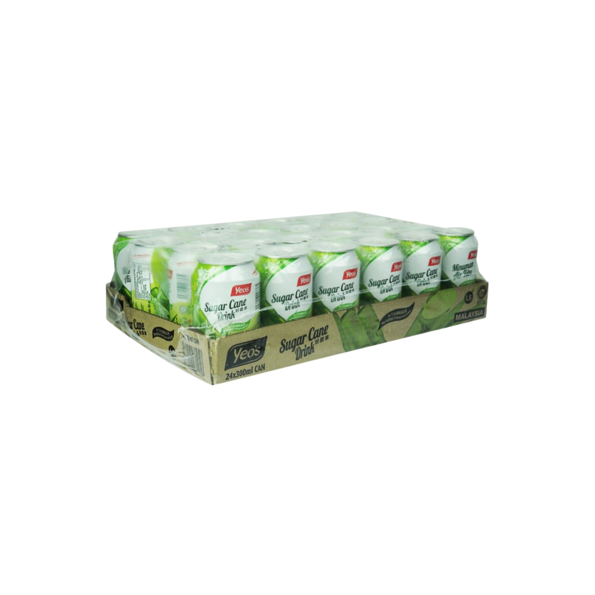 Yeo's Sugar Cane Cans 300ml x 24 Units — HarimauFresh - Online ...