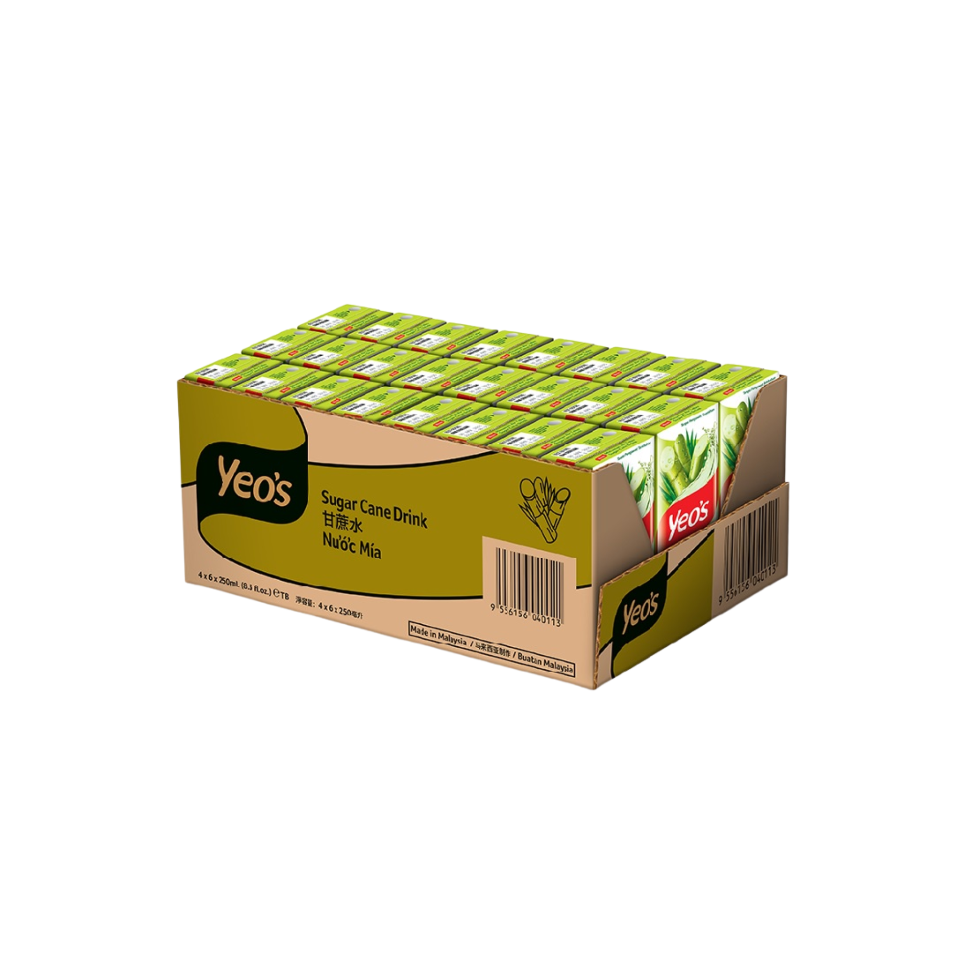 Yeo's Sugar Cane 250ml x 24 Units