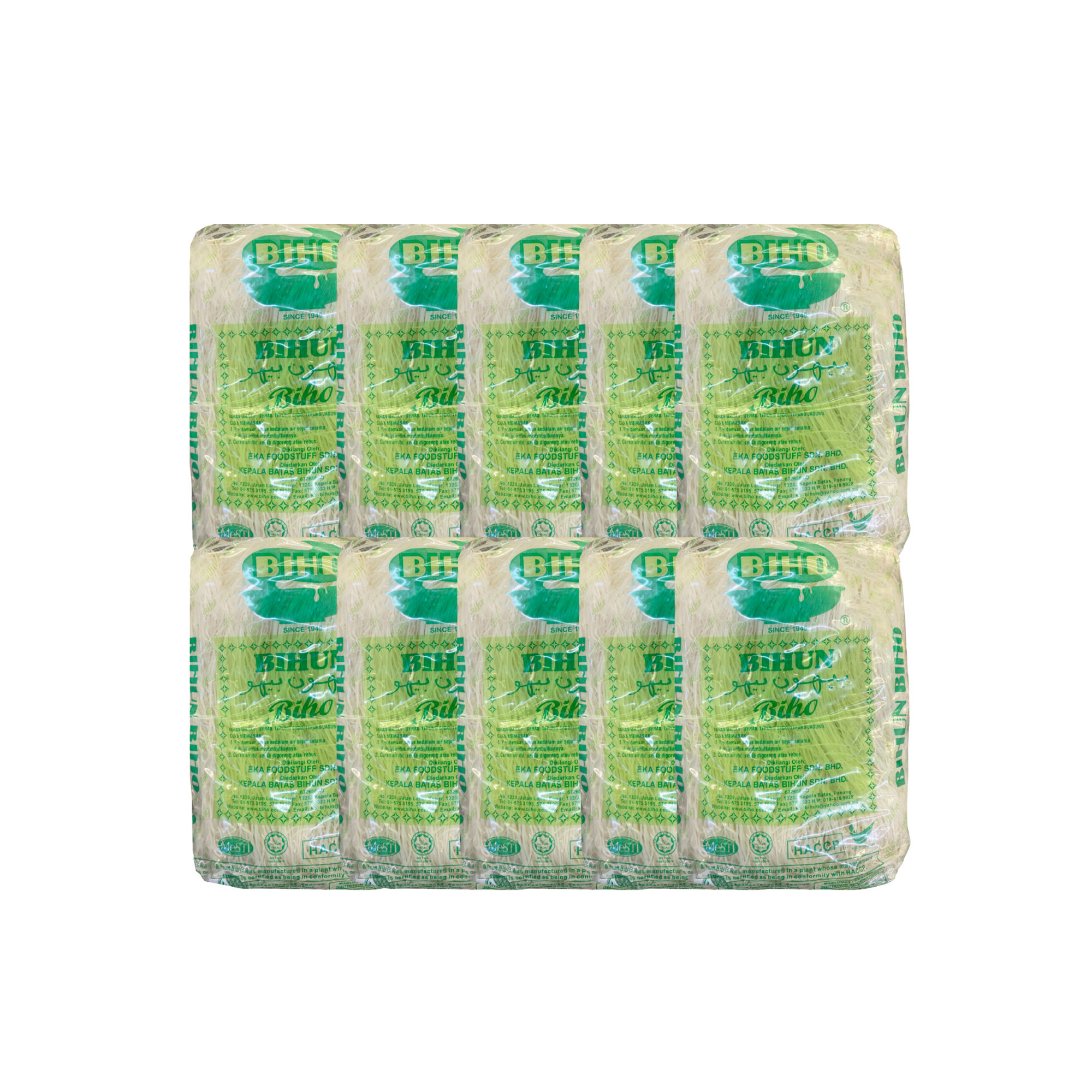 Biho Bihun (Hijau) 400g x 10 Packets