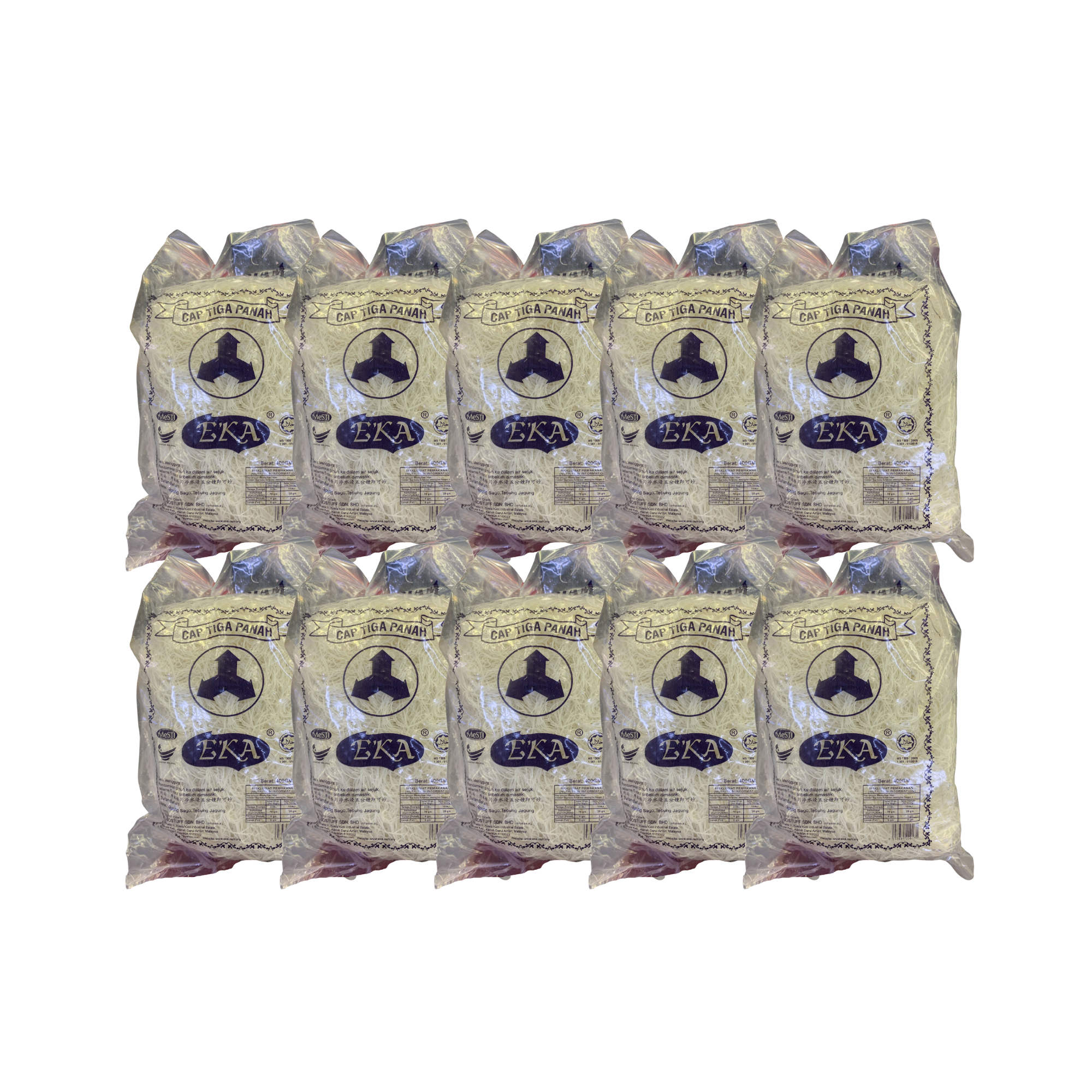 Eka Bihun Cap Tiga Panah 400g x 10 Packets