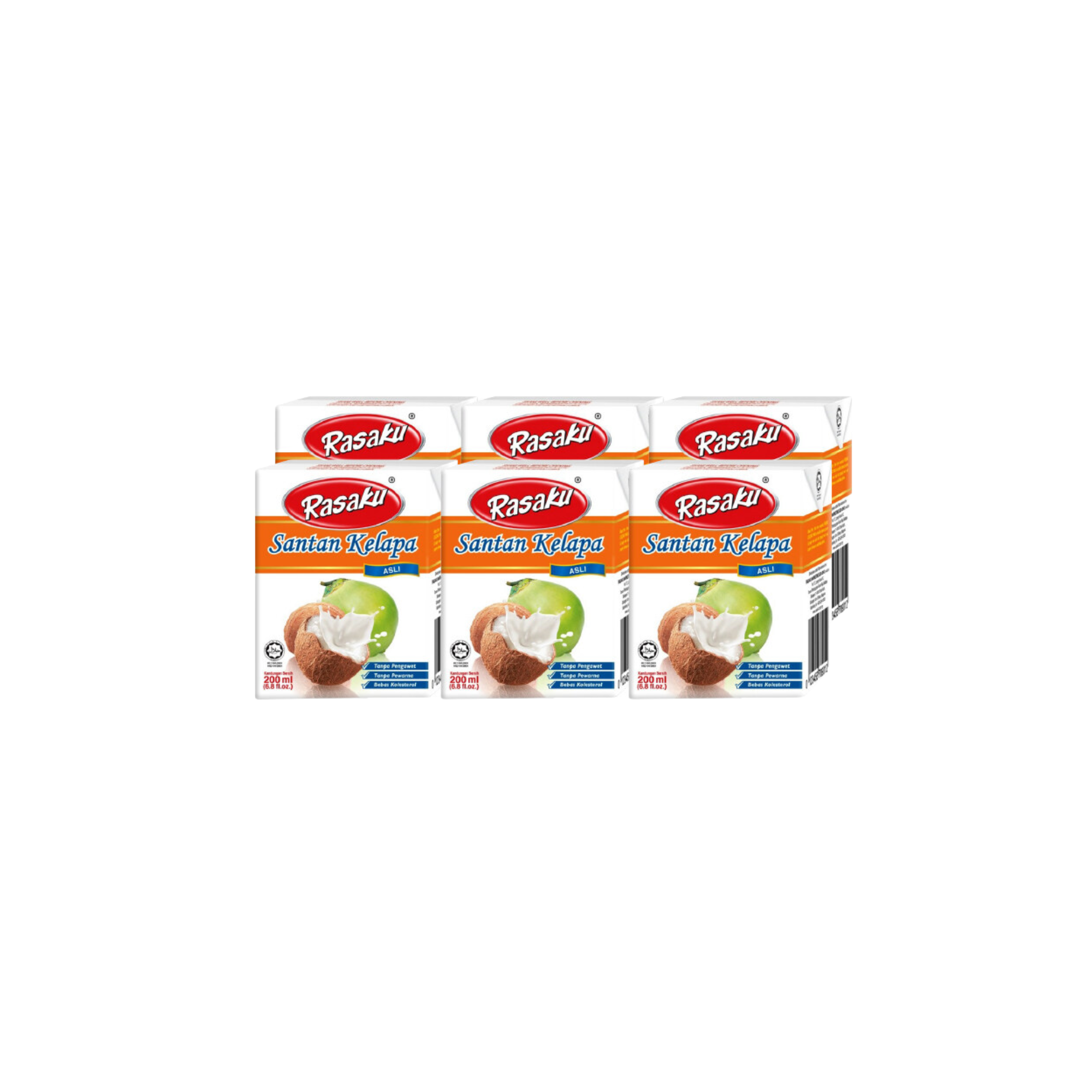 Rasaku Santan Kelapa 200ml x 6 Unit