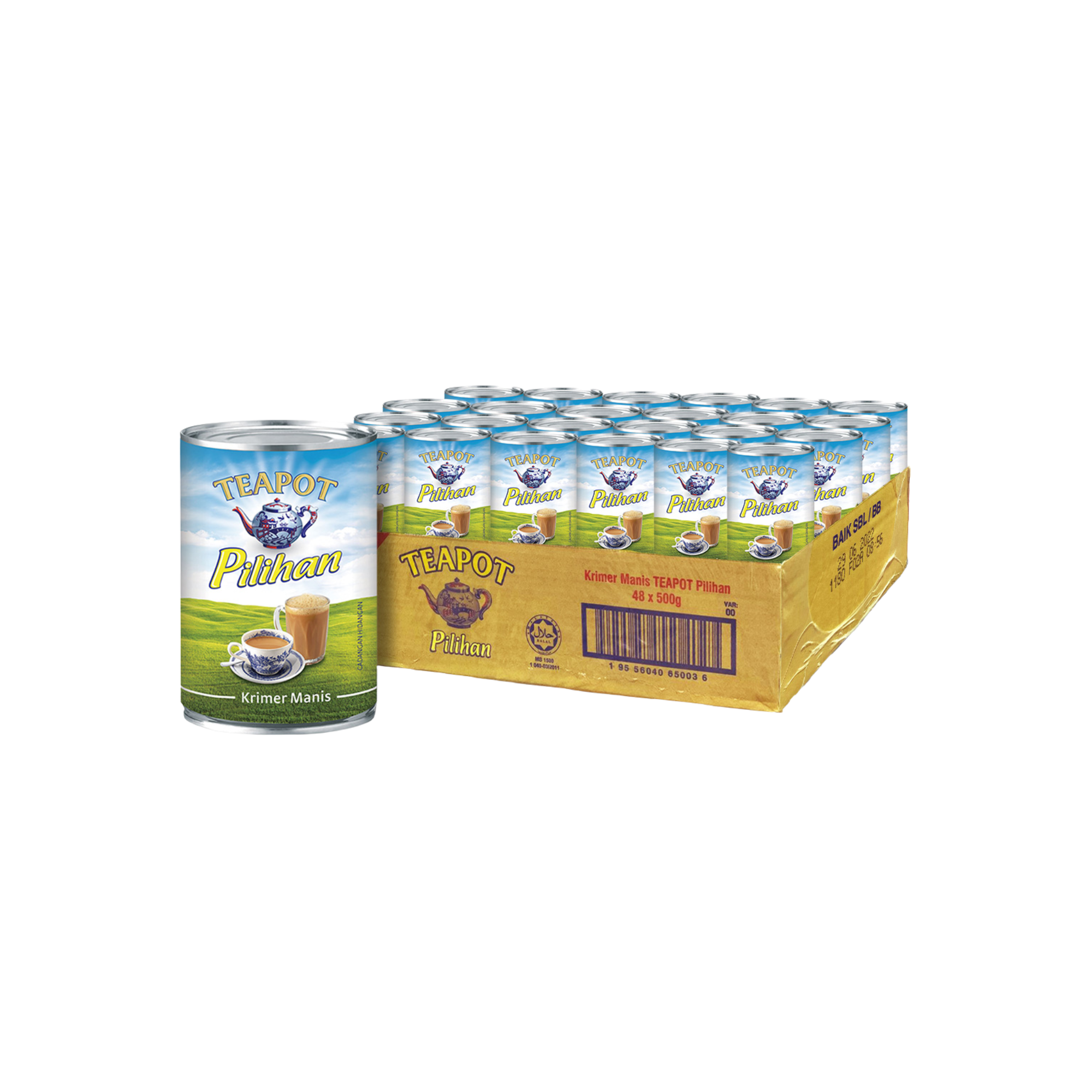 Teapot Pilihan Krimer Manis 500g x 48 Units