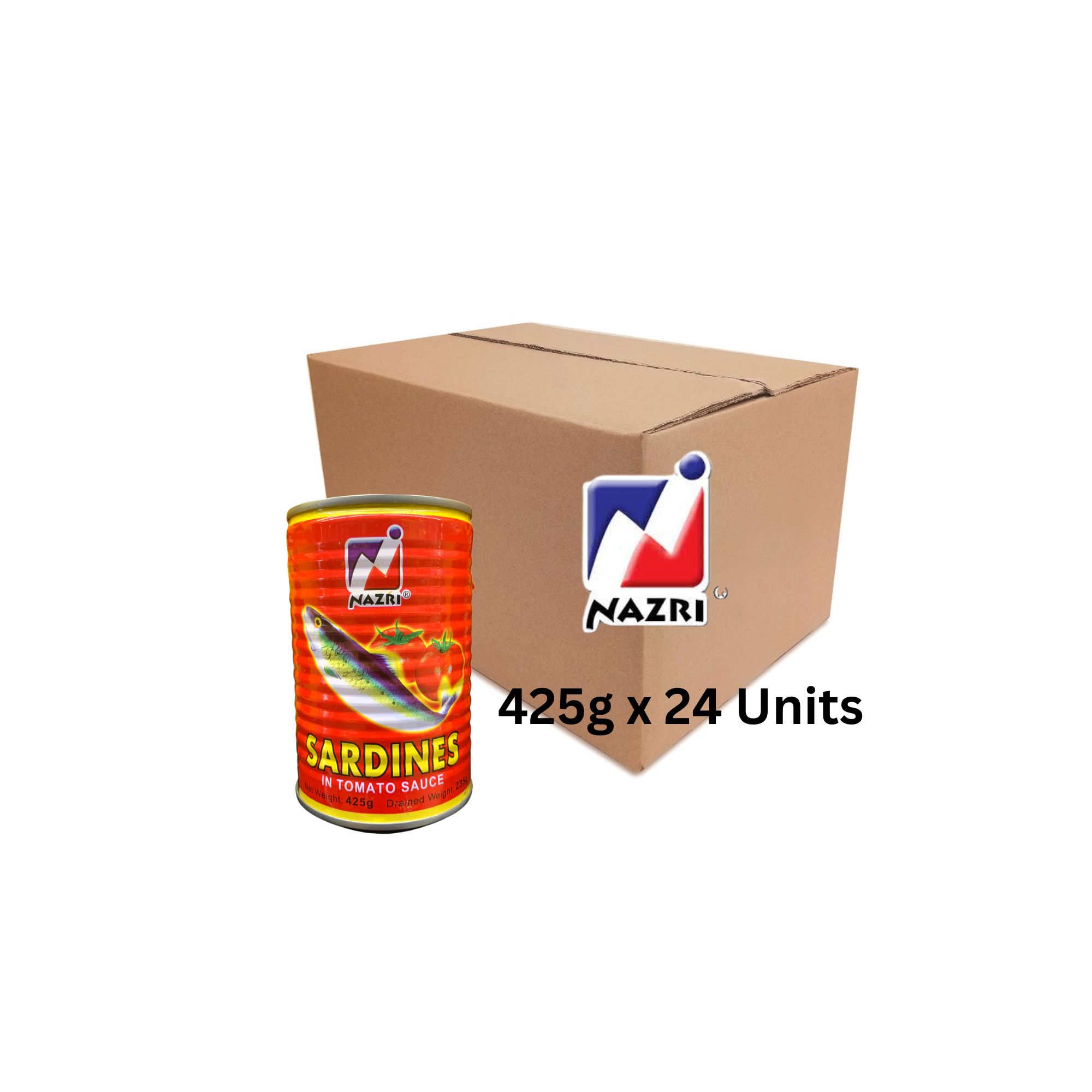 Nazri Sardine In Tomato Sauce 400g x 24 Units