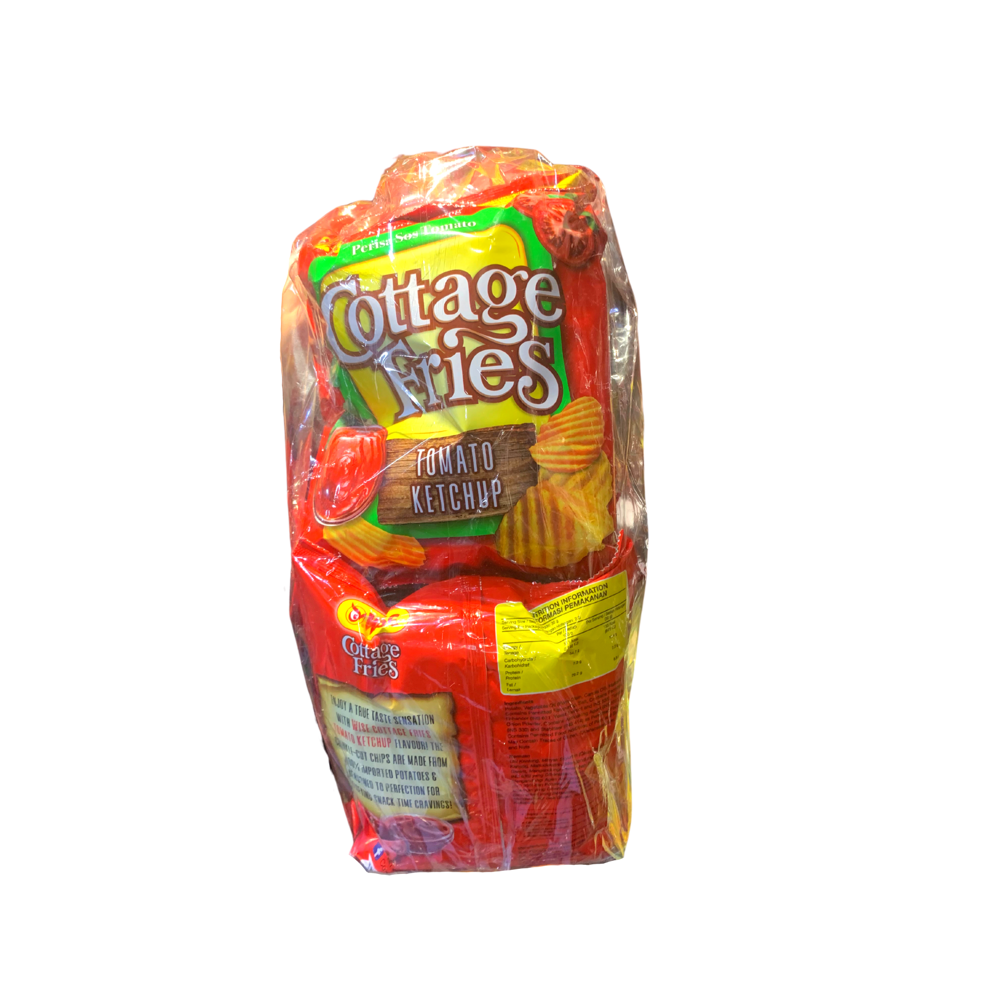 Wise Cottage Fries Tomato 65g x 12 Packs