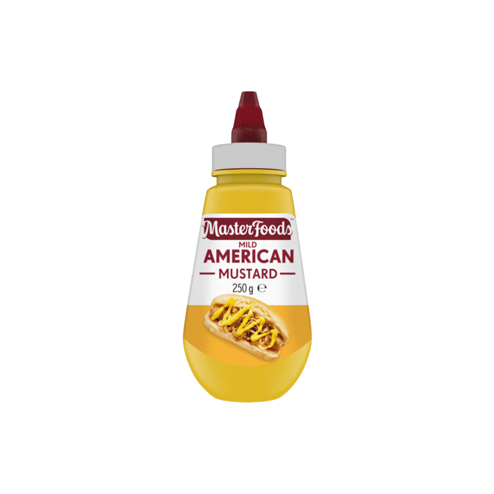 MasterFoods Mild American Mustard Squeezy 250g