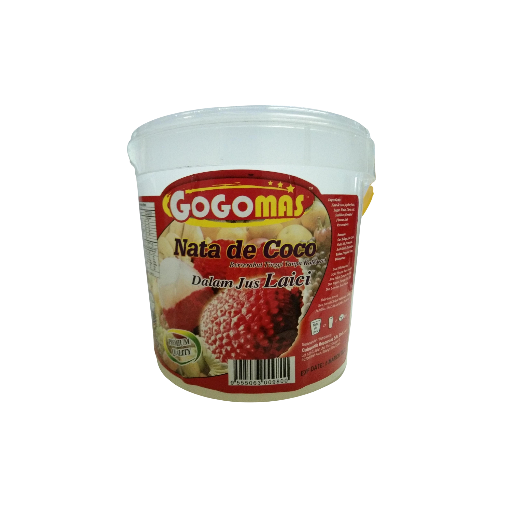 Gogomas Nata De Coco Lychee 1.5kg