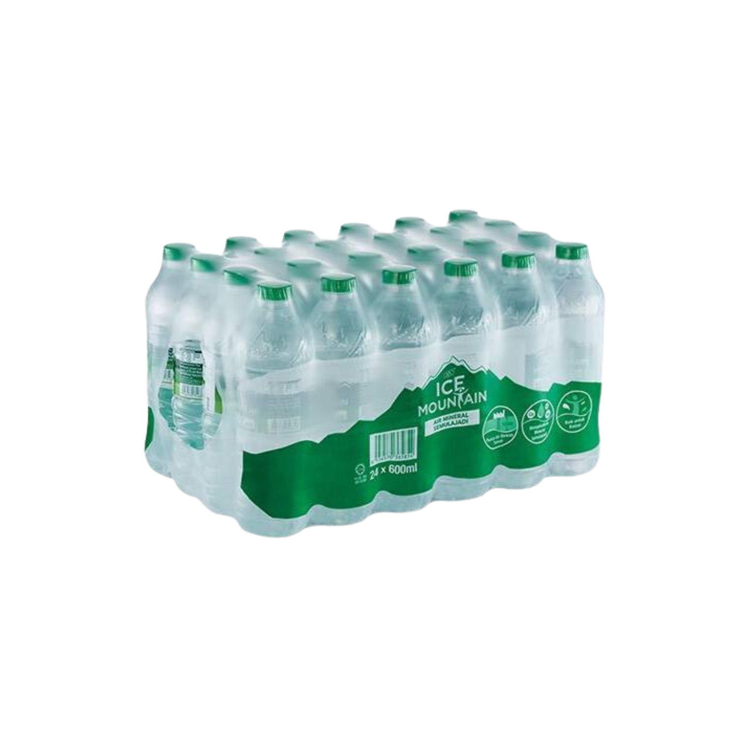 F&n Ice Mountain Mineral Water 600ml x 24 Units