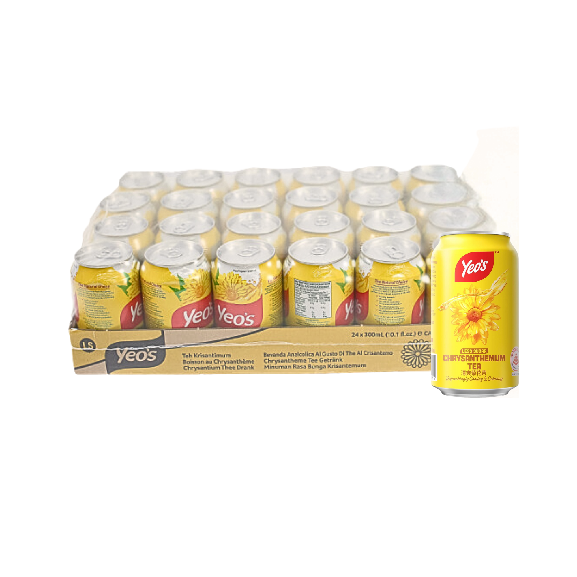 Yeo's Chrysanthemum Tea Can 300ml x 24 Units