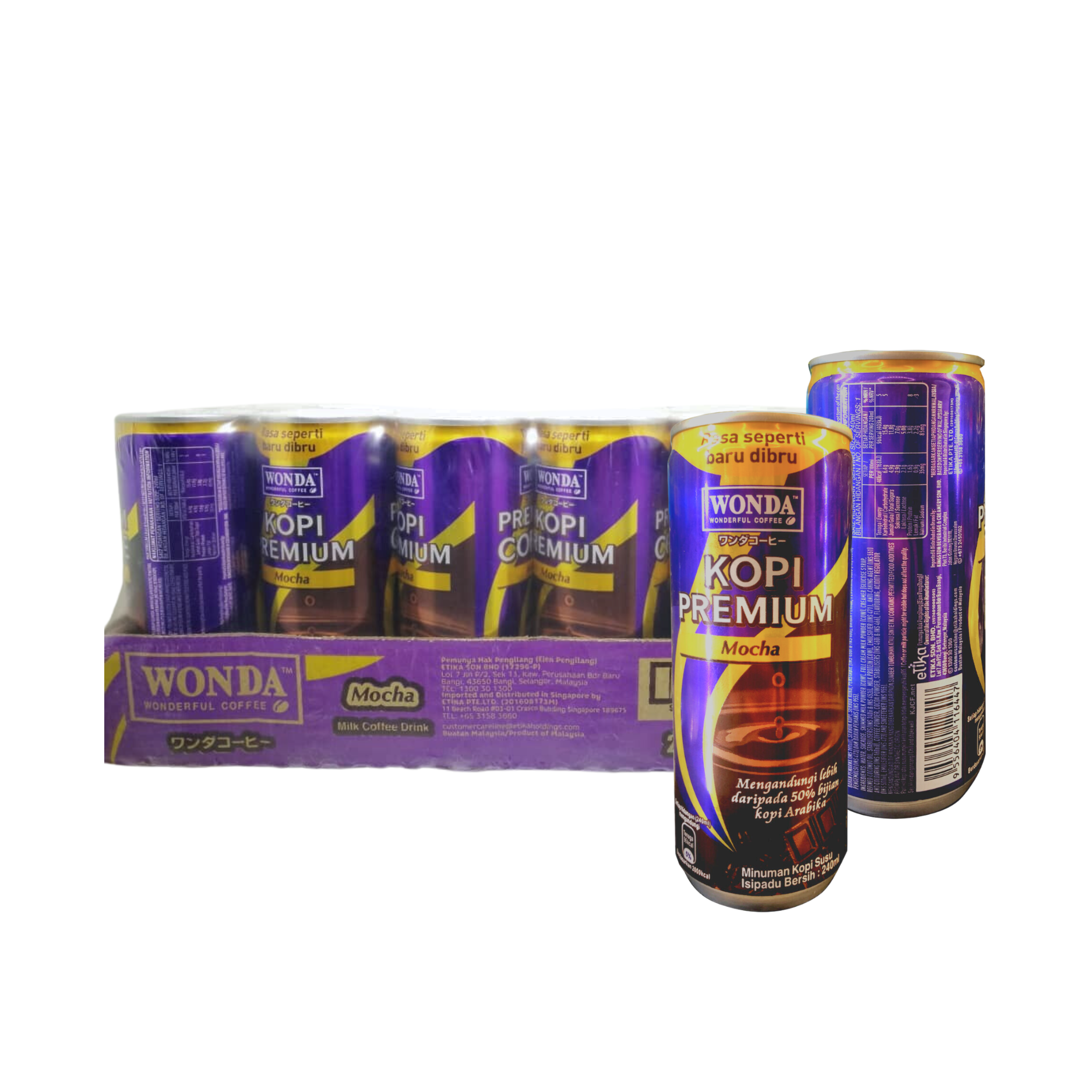 Wonda Mocha 240ml x 24 unit