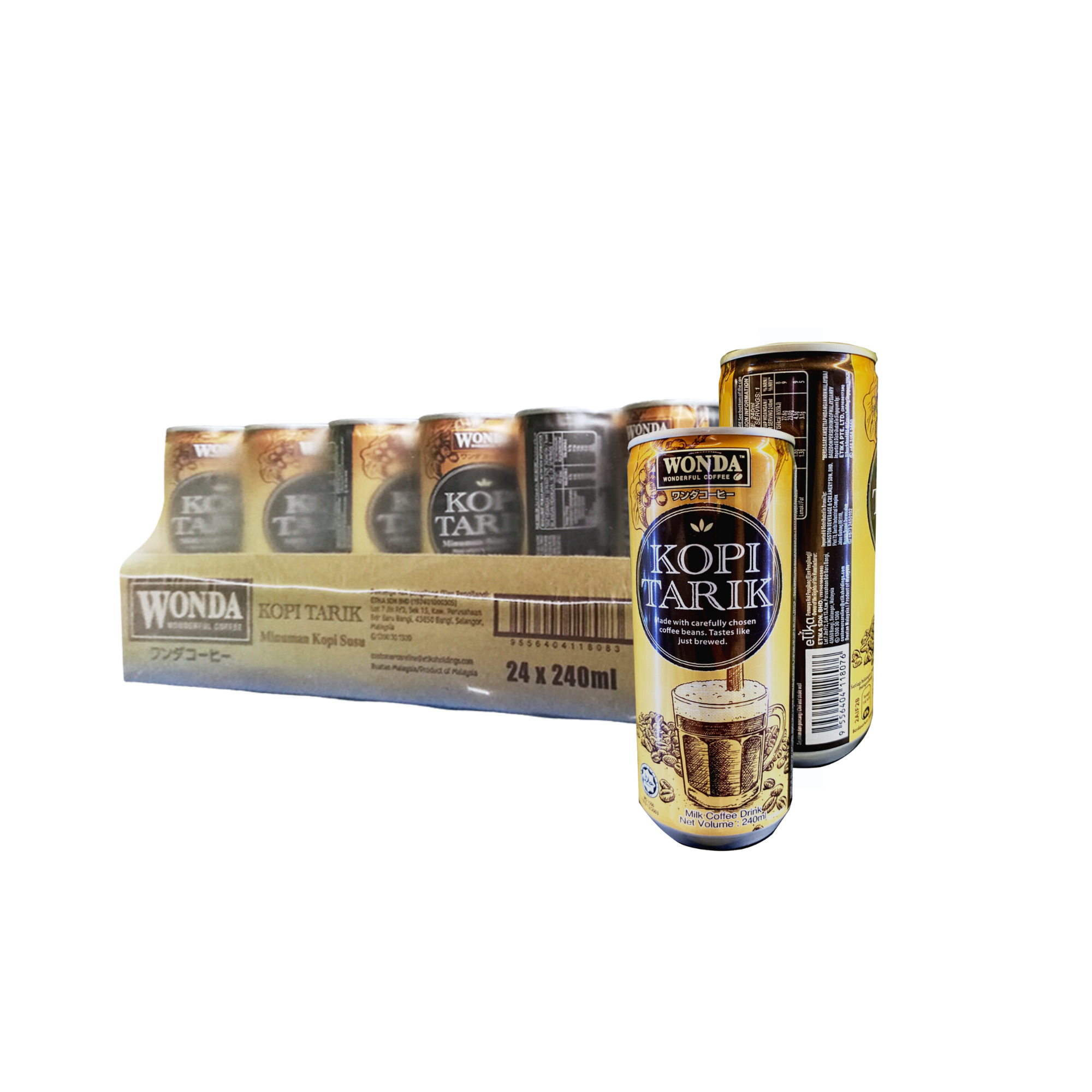 Wonda Kopi Tarik 240ml x 24 unit