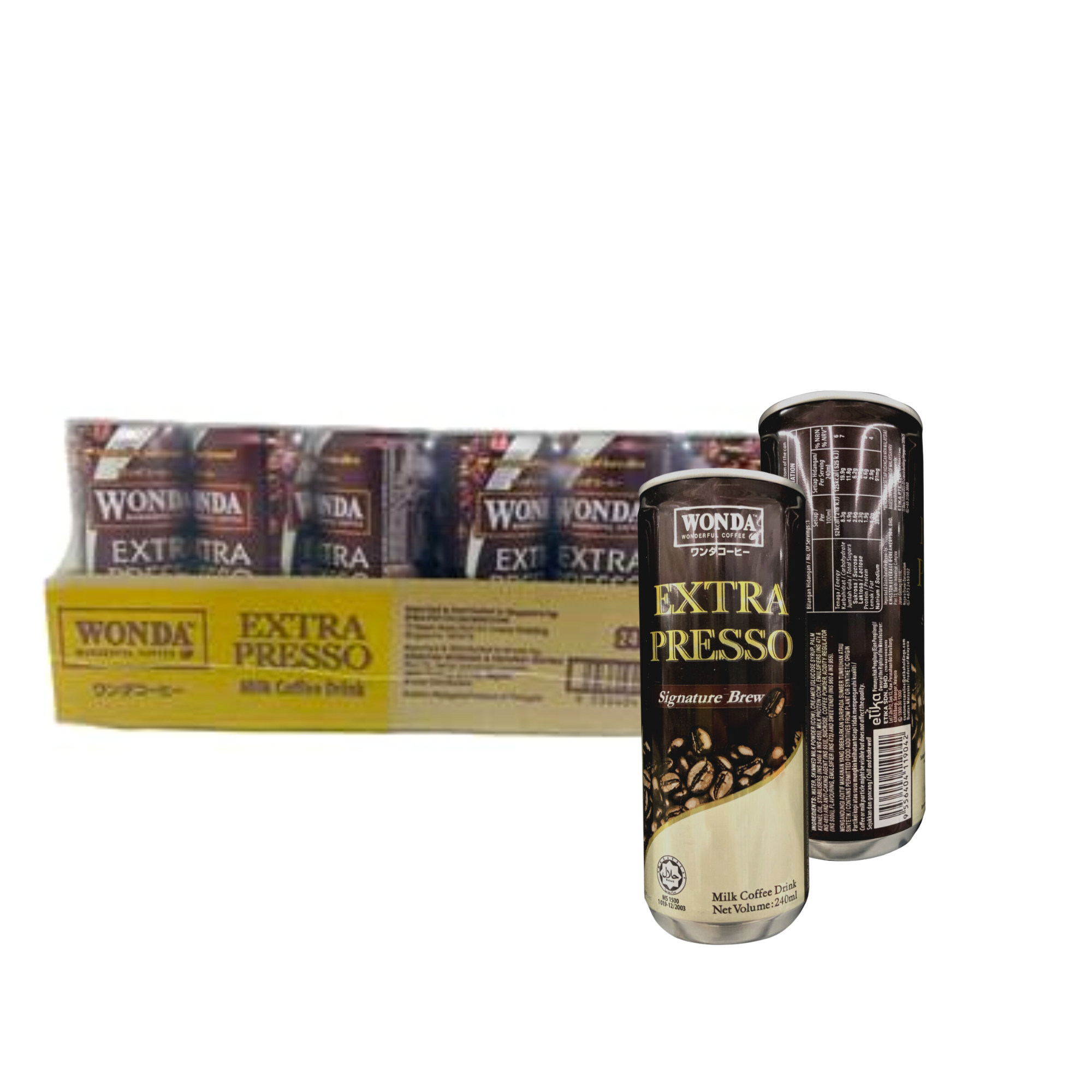 Wonda Extra Presso Original 240ml x 24unit