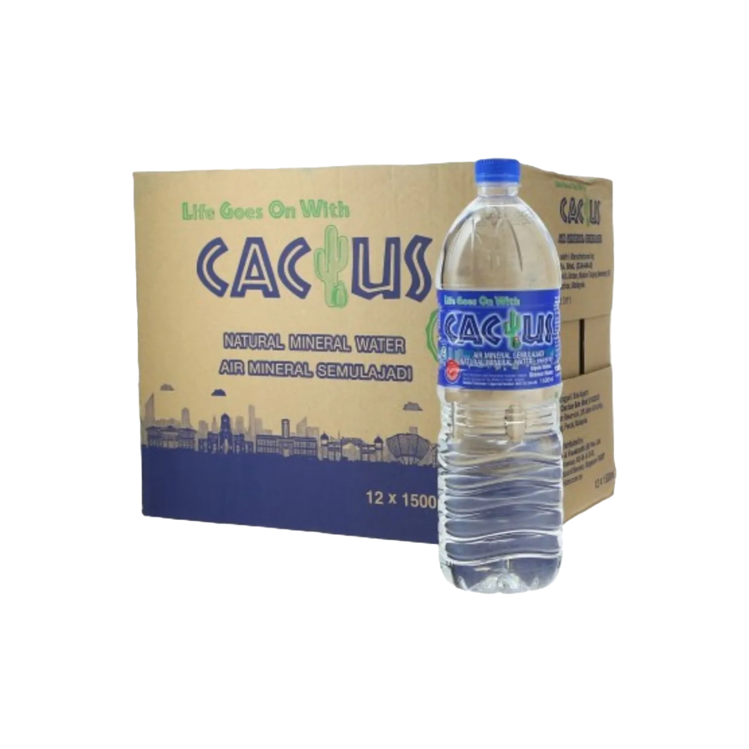 Cactus Natural Mineral Water 1.5L X 12 unit
