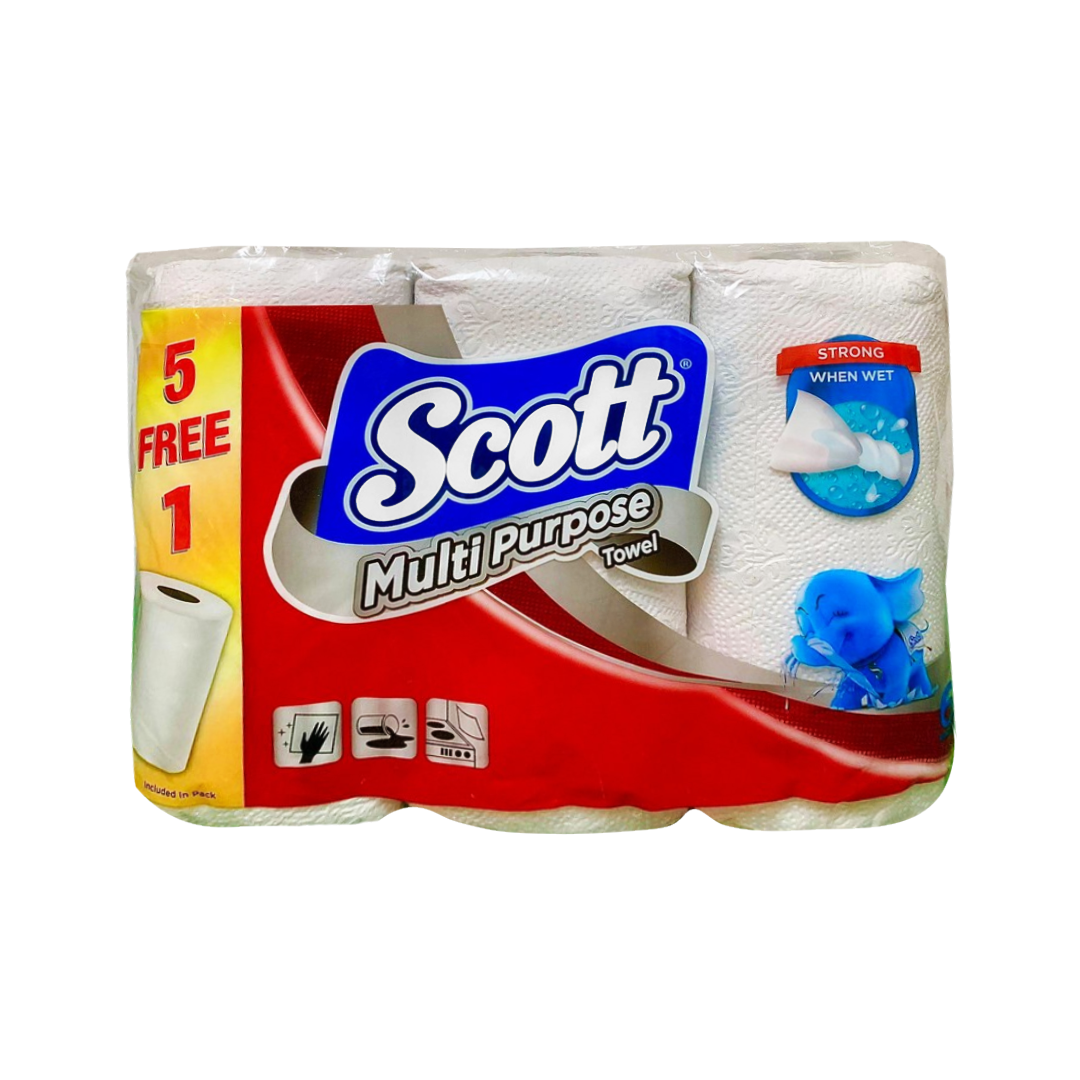 Scott Regular Kitchen Towels 50's x 6 Rolls