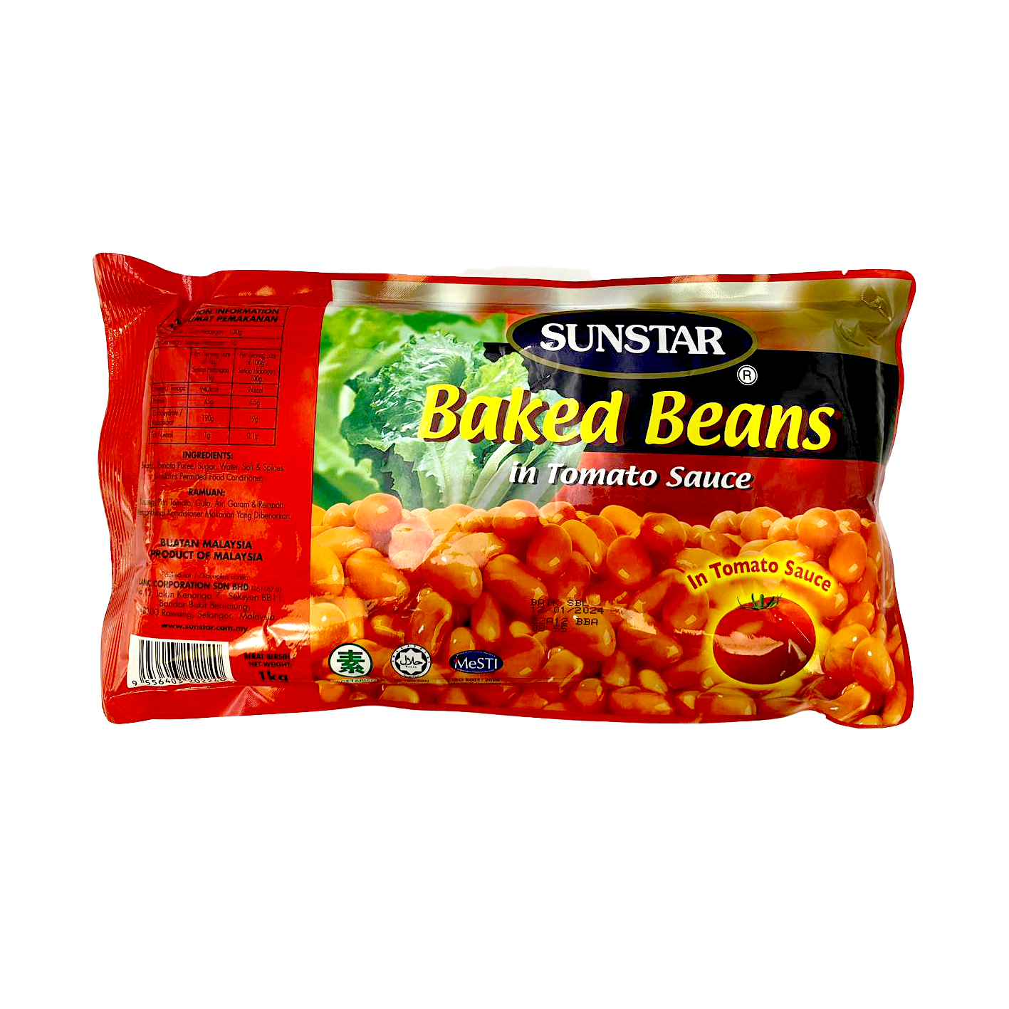 Sunstar Baked Beans in Tomato Sauce 1kg